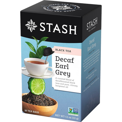 Stash Decaf Earl Grey Black Tea (18 Pack)