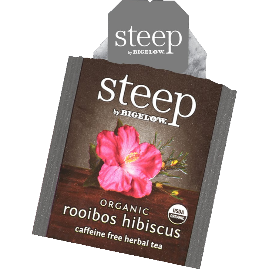 Steep by Bigelow® Organic Rooibos Hibiscus Tea (20 Pack)