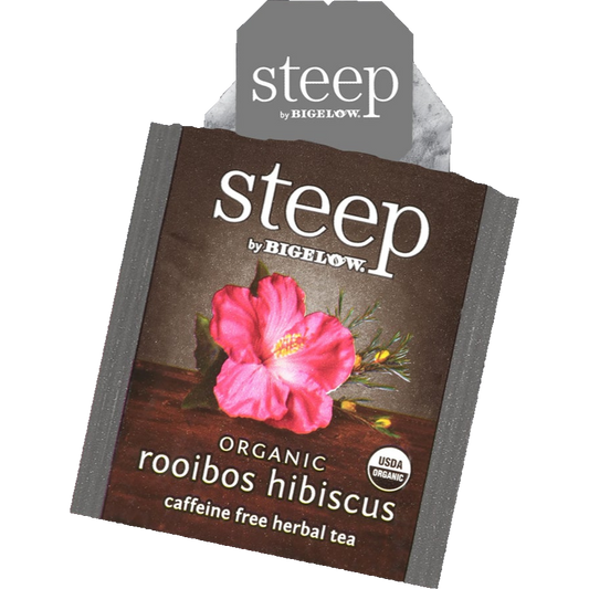 Steep by Bigelow® Organic Rooibos Hibiscus Tea (20 Pack)