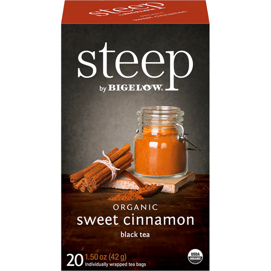 Steep by Bigelow® Organic Sweet Cinnamon Black Tea (20 Pack)