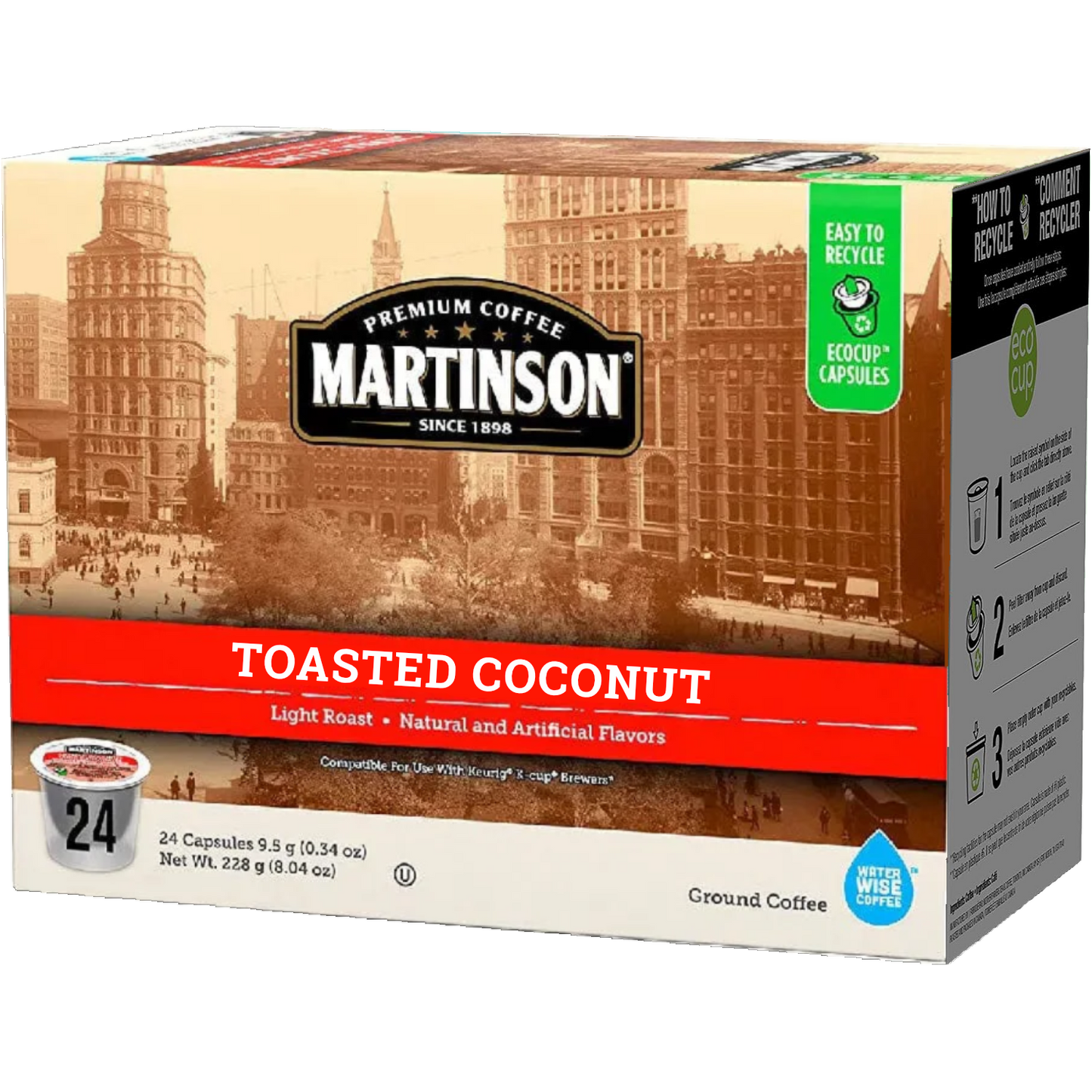 Martinson® Toasted Coconut (24 Pack)