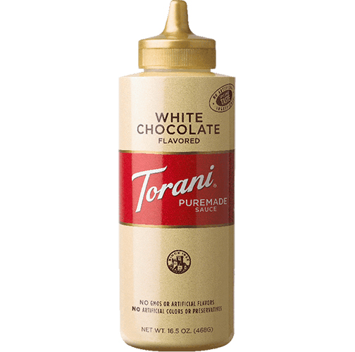 Torani® Puremade White Chocolate Sauce (16.5oz/468g)