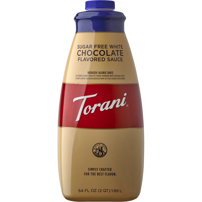 Torani® Puremade Sugar Free White Chocolate Sauce (64oz/1.89L)