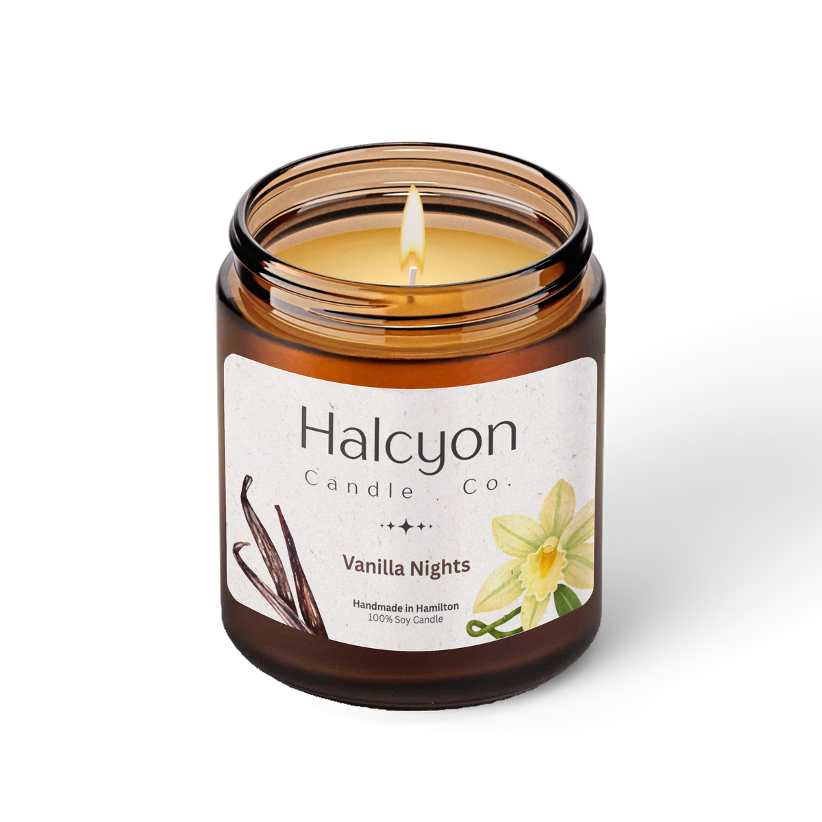 Halcyon Candle Co. Vanilla Nights Candle