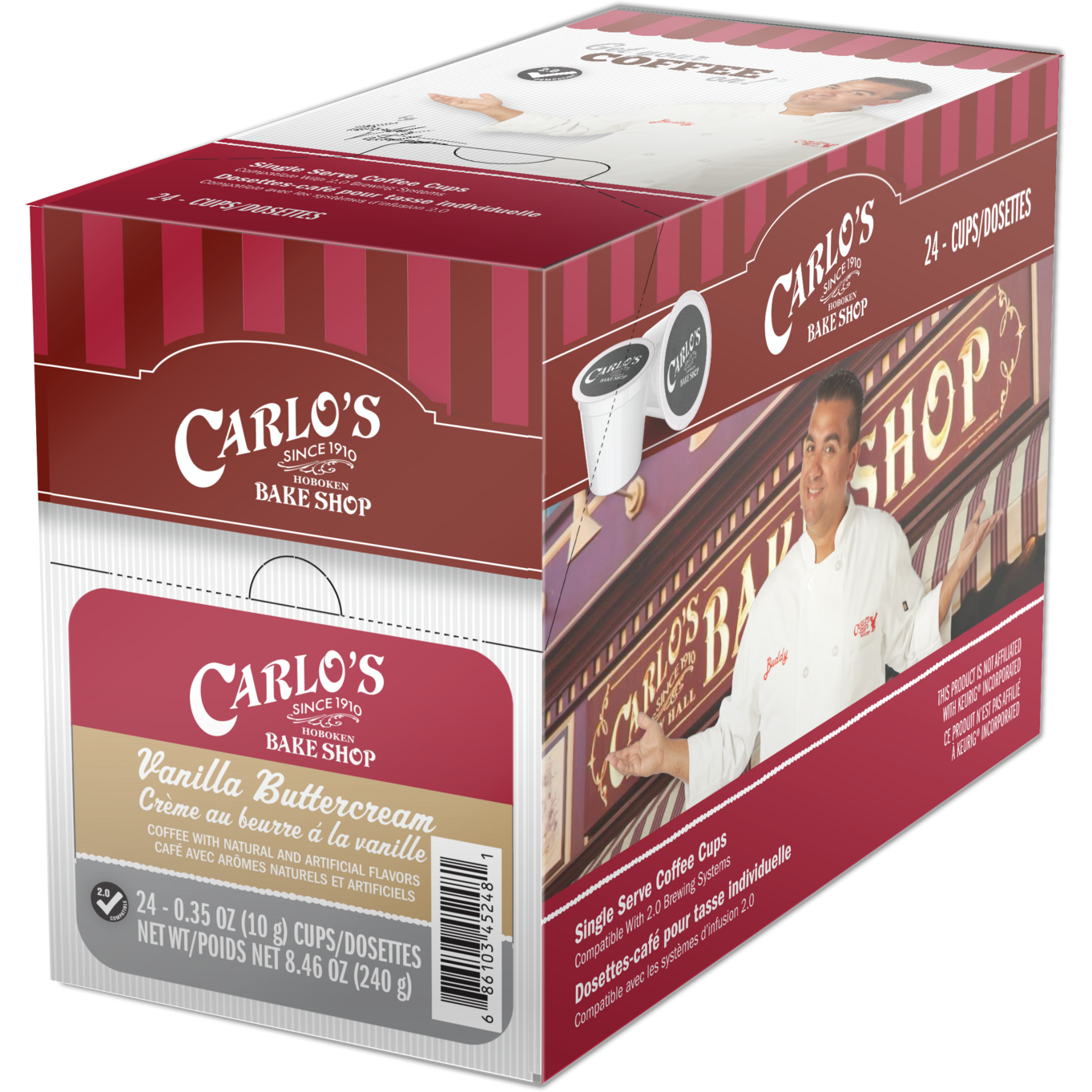 Carlo's Bake Shop™ Vanilla Buttercream (24 Pack)