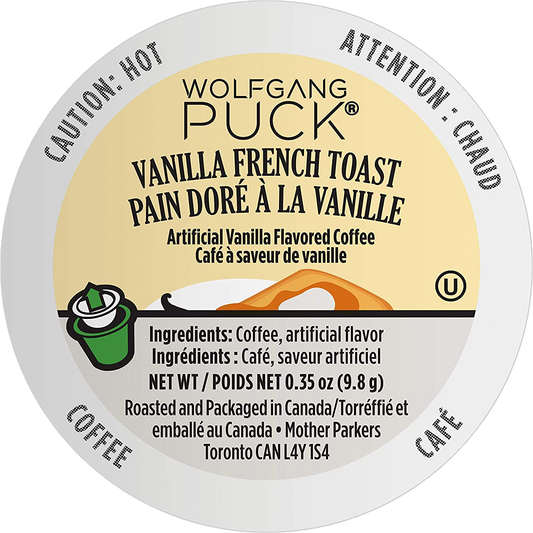 Wolfgang Puck® Vanilla French Toast (24 Pack)