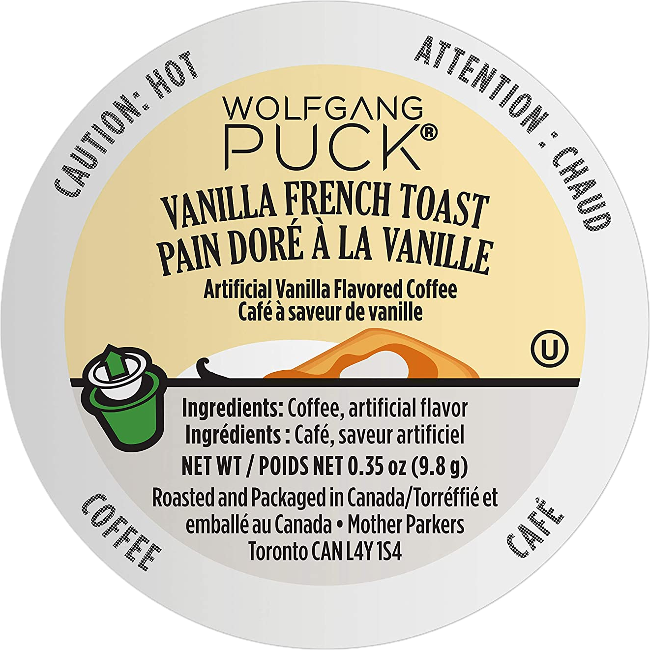 Wolfgang Puck® Vanilla French Toast (24 Pack)