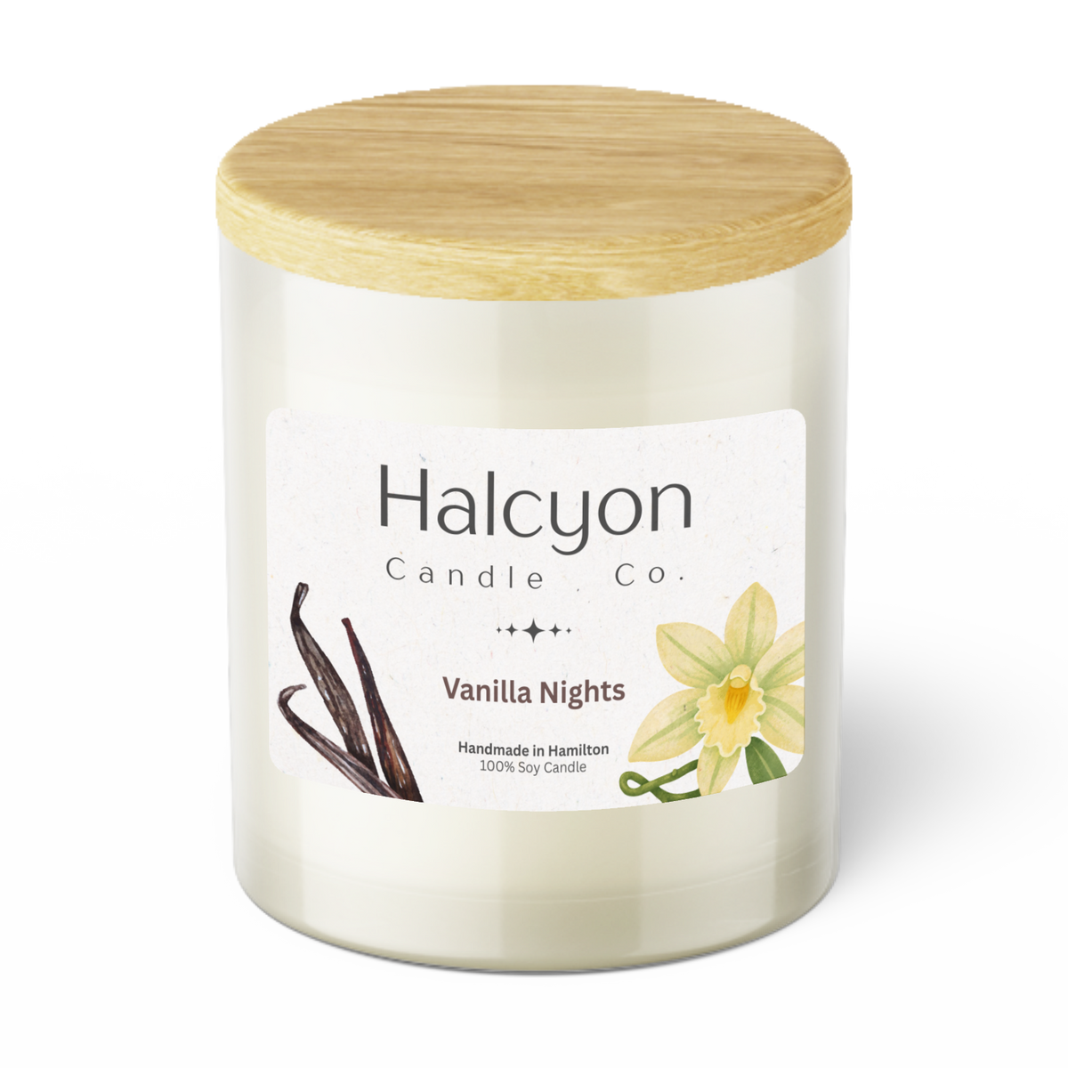 Halcyon Candle Co. Vanilla Nights Candle