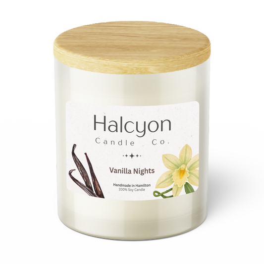 Halcyon Candle Co. Vanilla Nights Candle