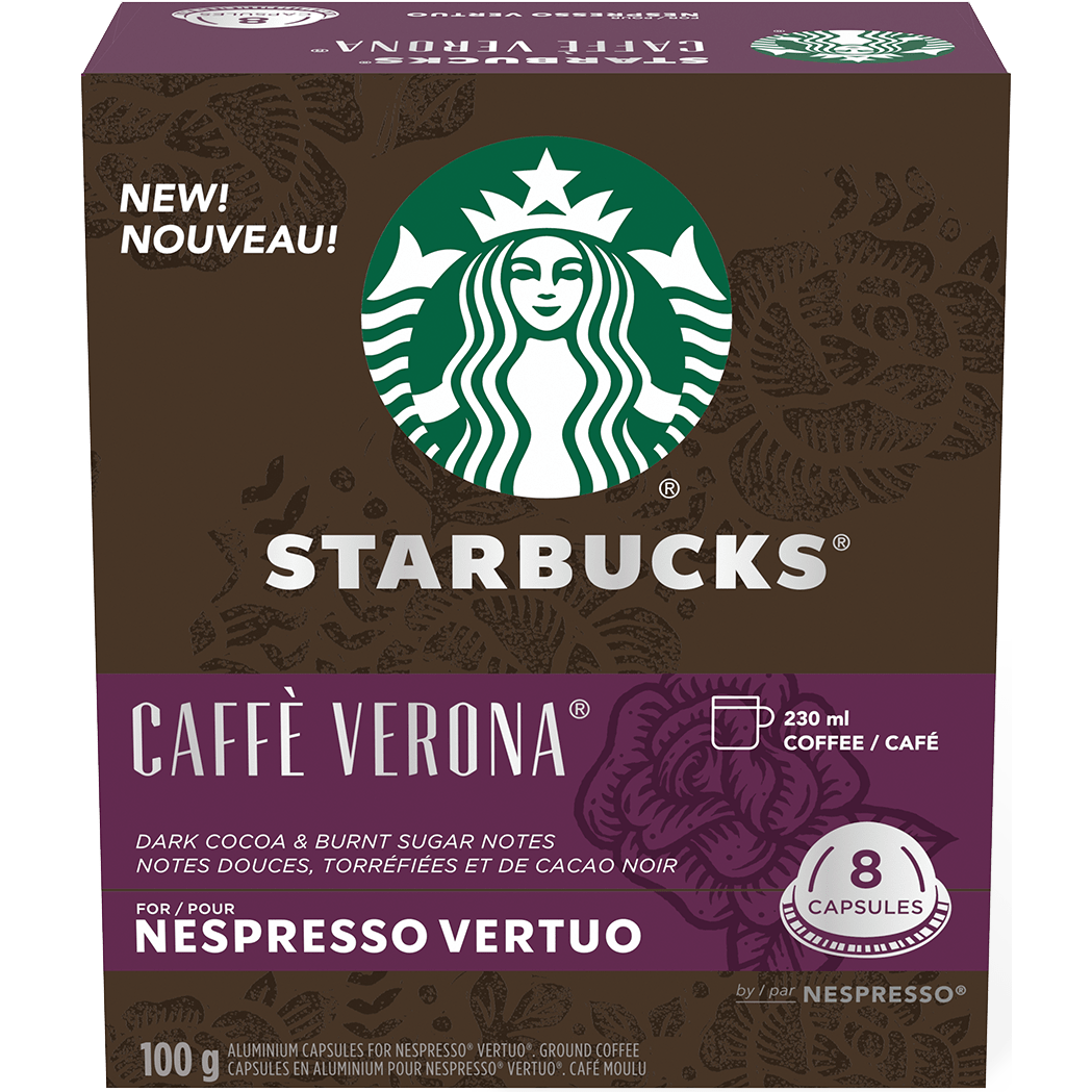 Starbucks® Caffè Verona® for Nespresso® Vertuo (8 Pack)