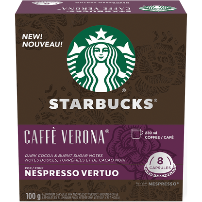 Starbucks® Caffè Verona® for Nespresso® Vertuo (8 Pack)