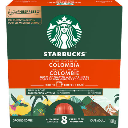 Starbucks® Colombia for Nespresso® Vertuo (8 Pack)
