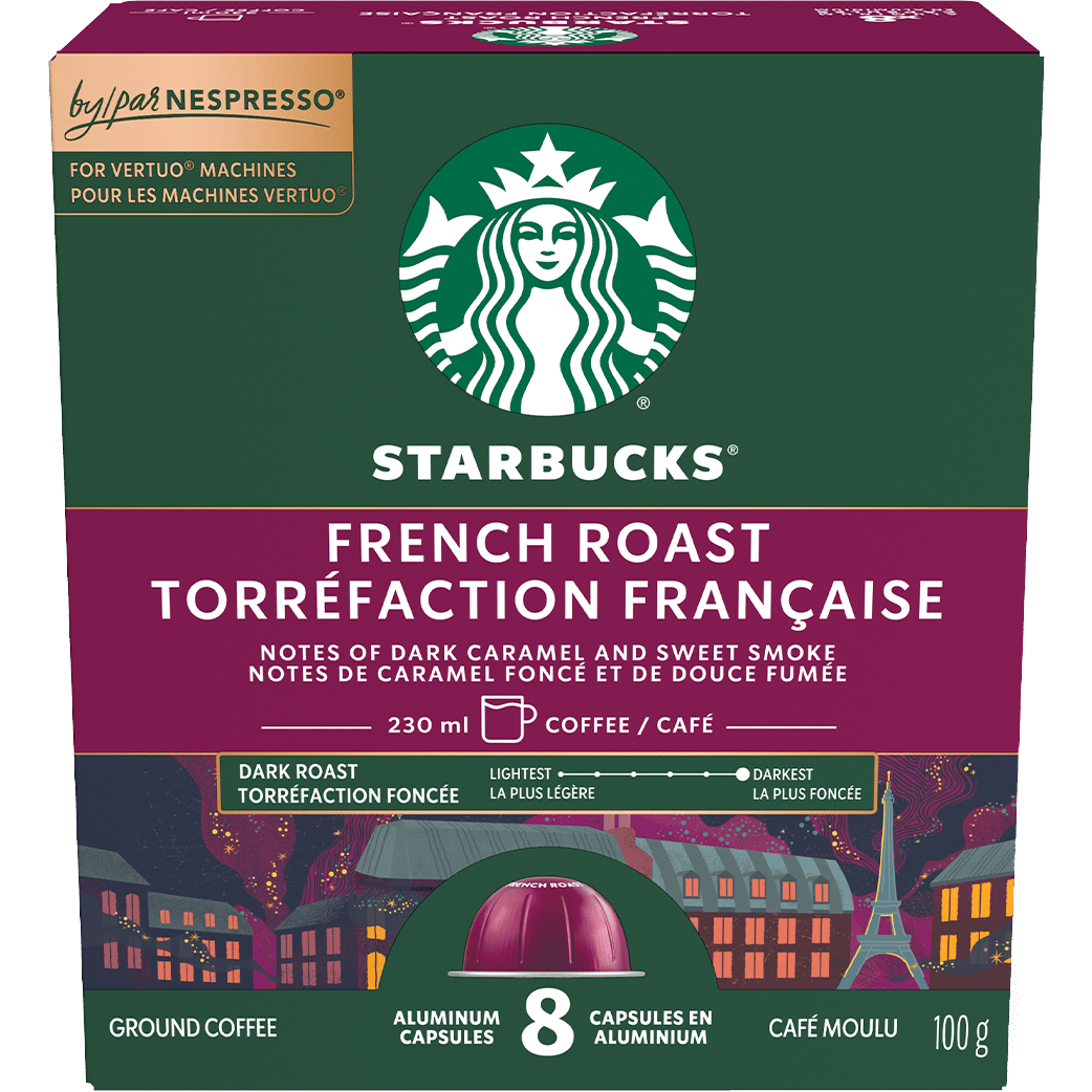 Starbucks® French Roast for Nespresso® Vertuo (8 Pack)