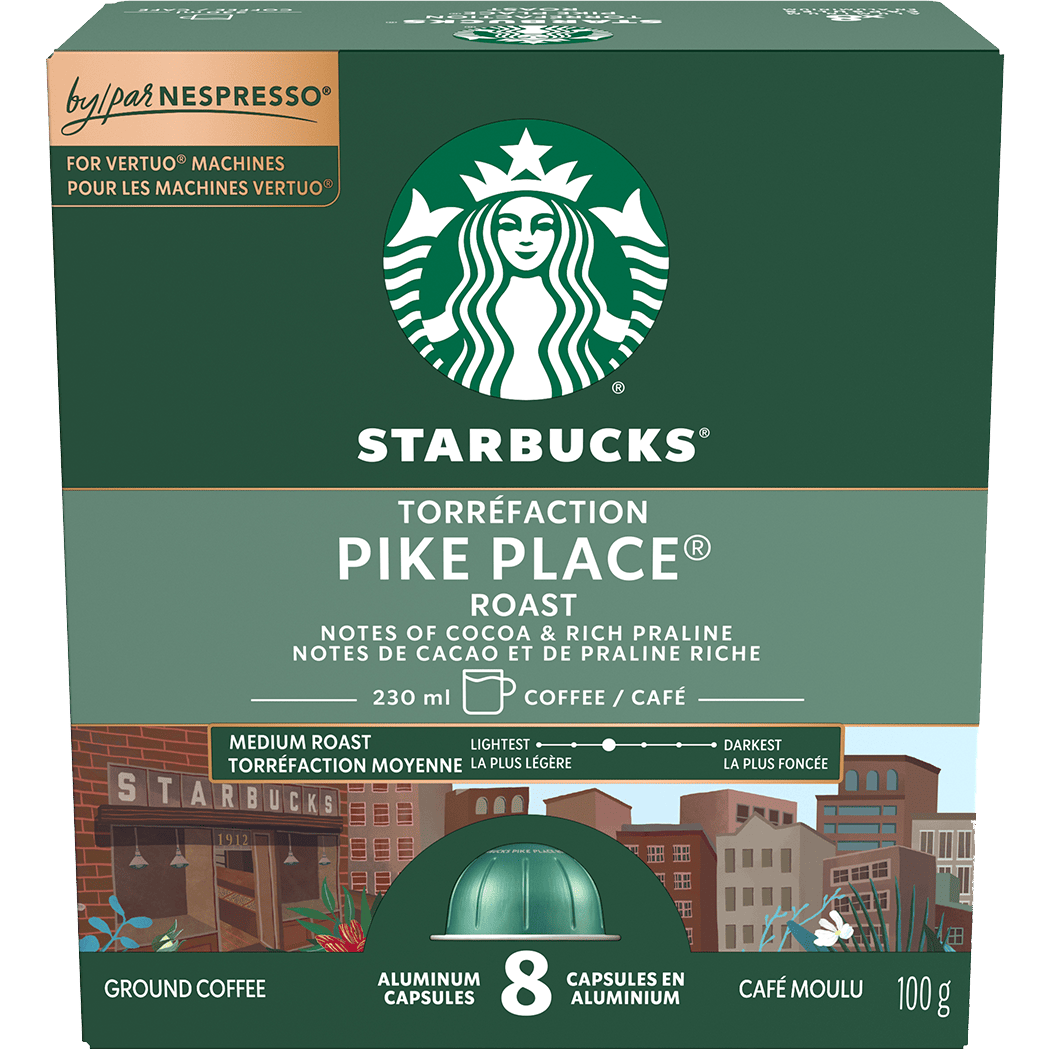 Starbucks® Pike Place® for Nespresso® Vertuo (8 Pack)