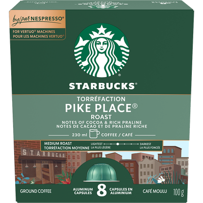 Starbucks® Pike Place® for Nespresso® Vertuo (8 Pack)