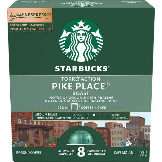 Starbucks® Pike Place® for Nespresso® Vertuo (8 Pack)