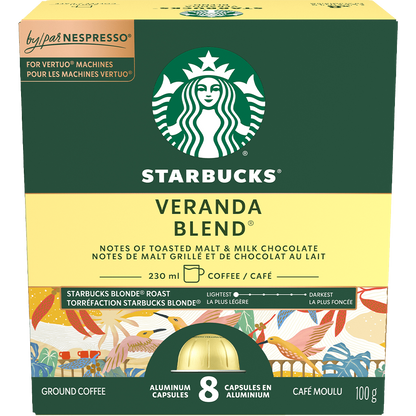 Starbucks® Veranda Blend® for Nespresso® Vertuo (8 Pack)