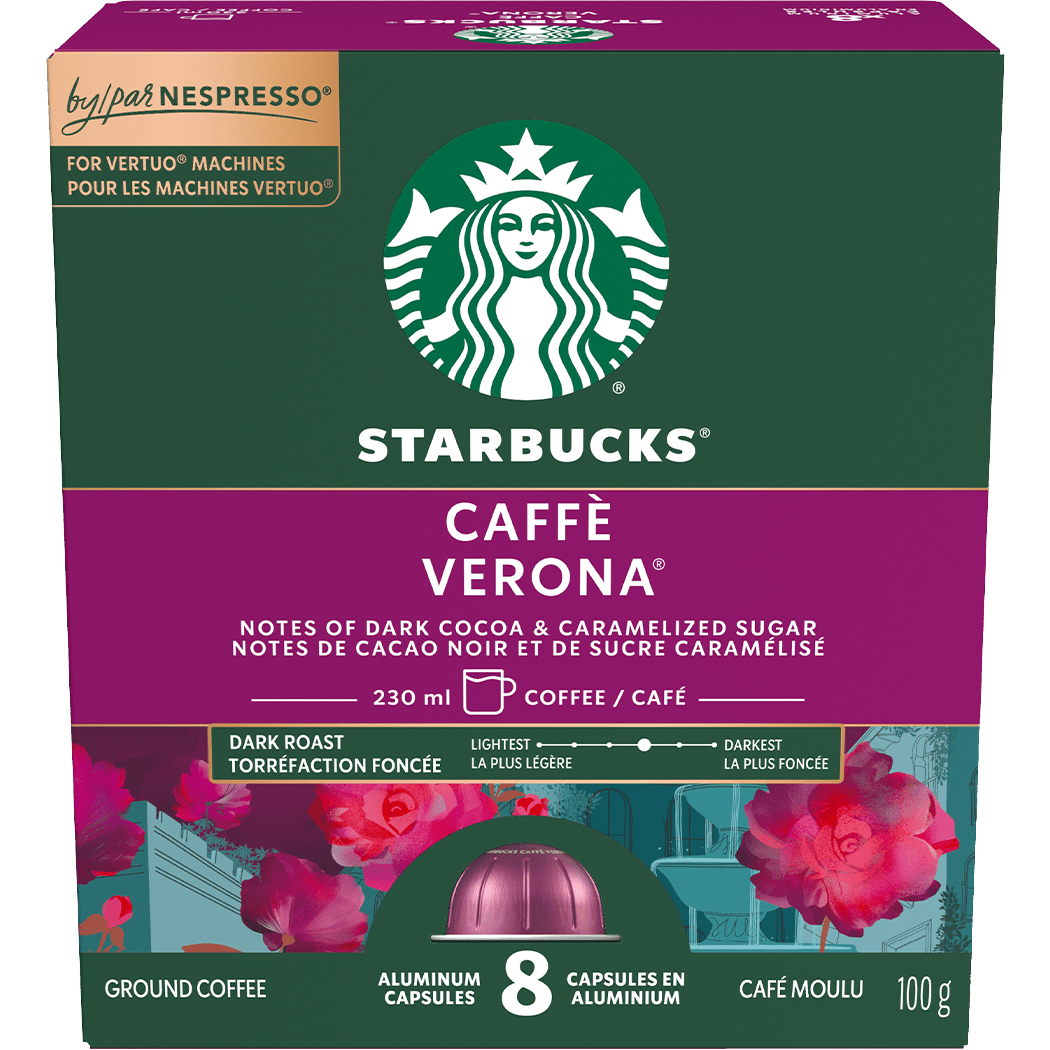 Starbucks® Caffè Verona® for Nespresso® Vertuo (8 Pack)