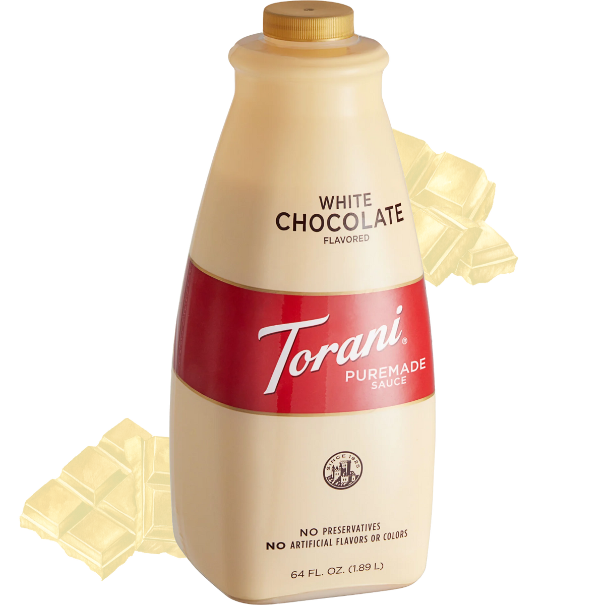 Torani® Puremade White Chocolate Sauce (64oz/1.89L)