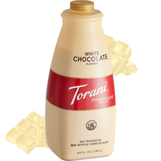 Torani® Puremade White Chocolate Sauce (64oz/1.89L)