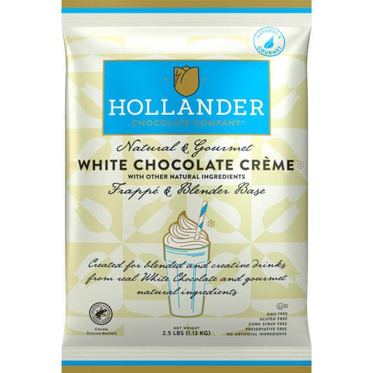 Hollander White Chocolate Crème Frappé Base 1.13kg Bag