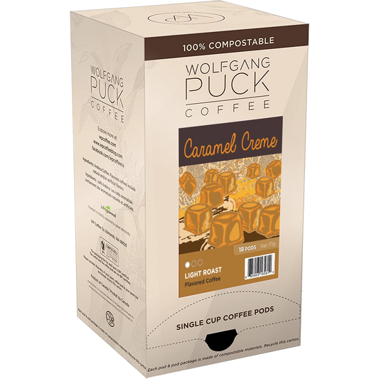 Wolfgang Puck Caramel Creme Pods (18 Pack)