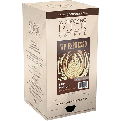 Wolfgang Puck WP Espresso Pods (18 Pack)