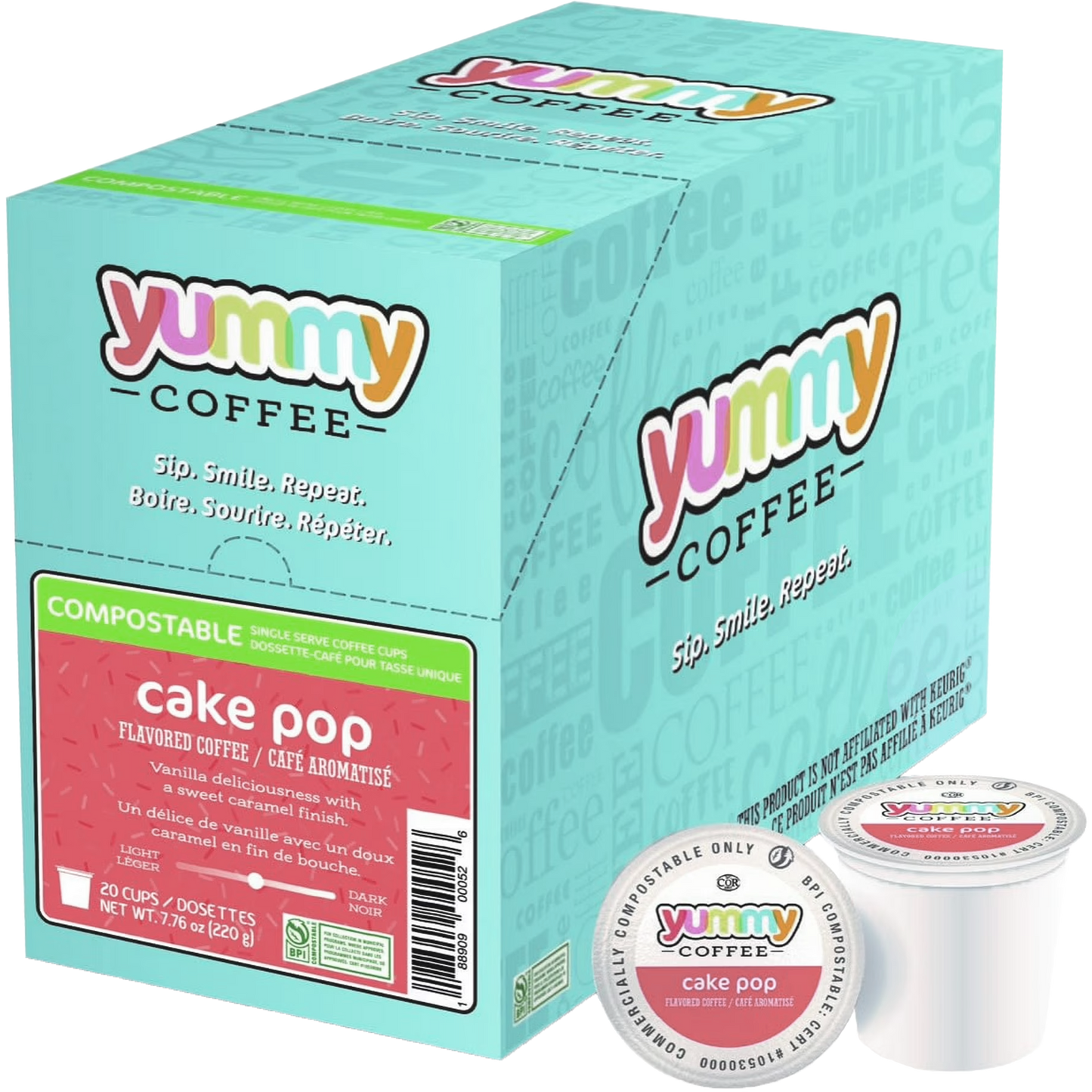 Yummy Coffee Cake Pop (20 Pack)