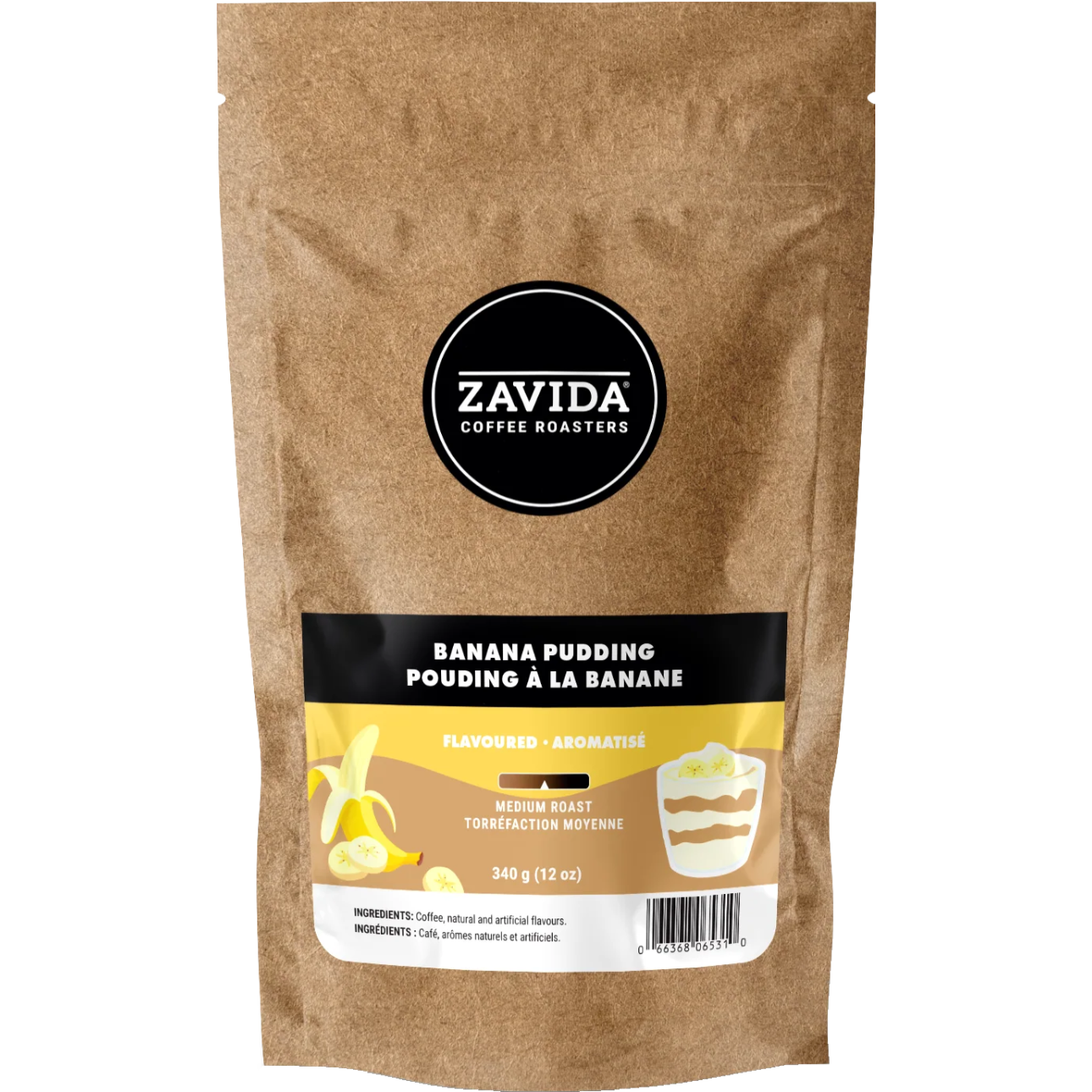 Zavida® Whole Bean Banana Pudding (12oz/340g)