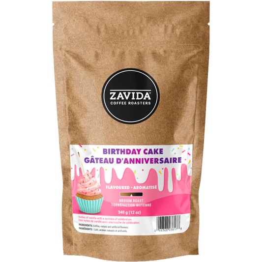 Zavida® Whole Bean Birthday Cake (12oz/340g) - Limited Edition