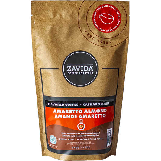 Zavida® Whole Bean Amaretto Almond (12oz/340g)