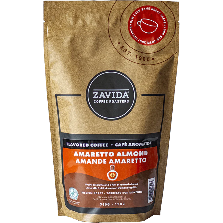 Zavida® Whole Bean Amaretto Almond (12oz/340g)