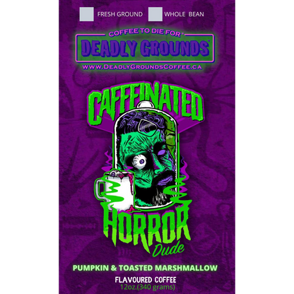 Deadly Grounds Caffeinated Horror Dude Beans (12oz/340g)