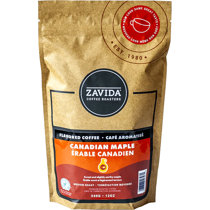 Zavida® Whole Bean Canadian Maple (12oz/340g)