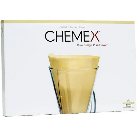 CHEMEX® Bonded Filters Unfolded Half Moon (Natural) 3-Cup FP-2N