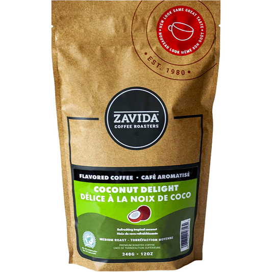 Zavida® Whole Bean Coconut Delight (12oz/340g)