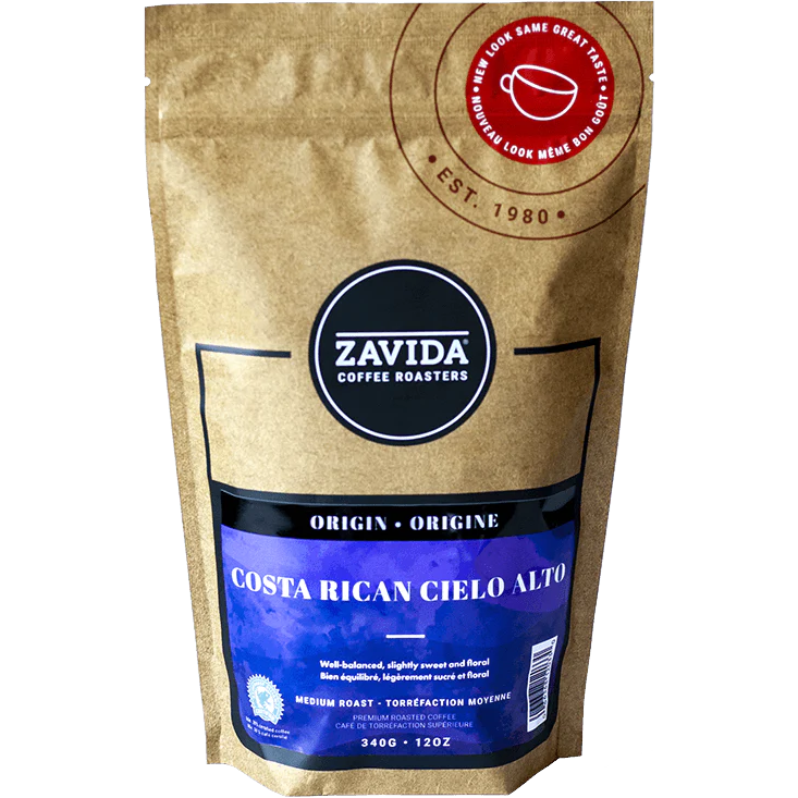 Zavida® Whole Bean Costa Rican Cielo Alto (12oz/340g)