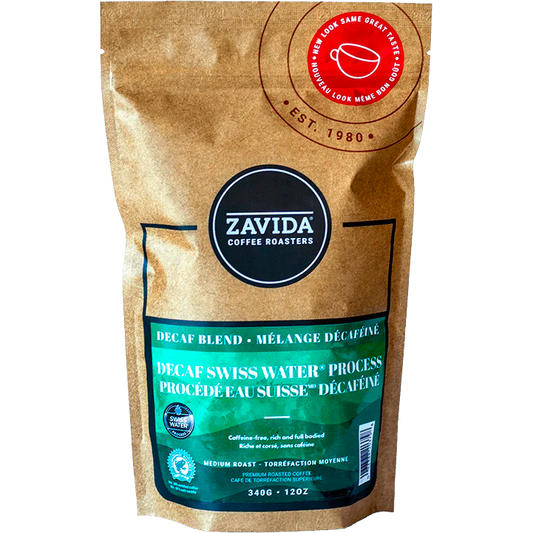 Zavida® Whole Bean Decaf Swiss Water (12oz/340g)