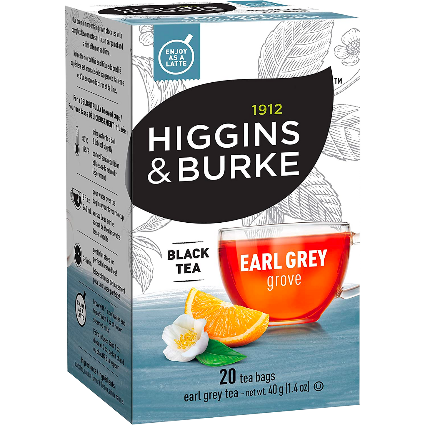 Higgins & Burke Earl Grey Grove (20 Pack)