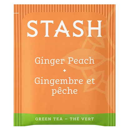 Stash Ginger Peach Green Tea with Matcha (18 Pack)