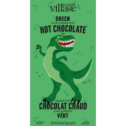 Gourmet du Village Dino Green Colour Changing White Hot Chocolate (35g/1.2oz)