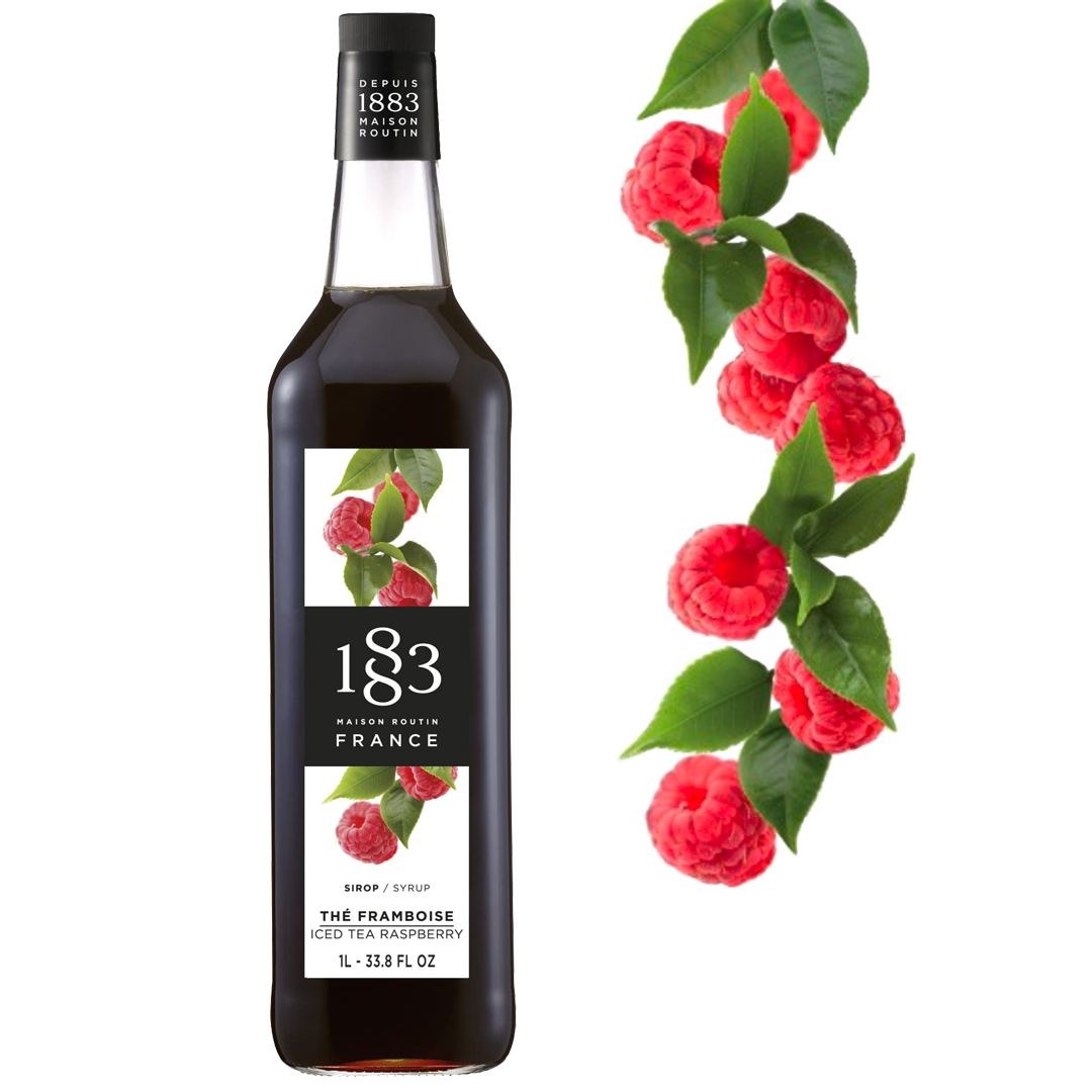 1883 Maison Routin Raspberry Iced Tea Concentrate (1L)