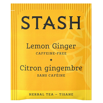 Stash Lemon Ginger Caffeine Free Herbal Tea (20 Pack)