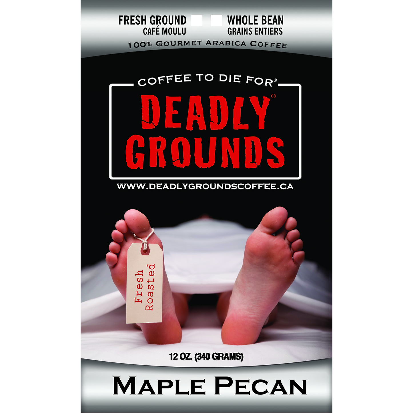 Deadly Grounds Secrets of Salem Maple Pecan Beans (12oz/340g)