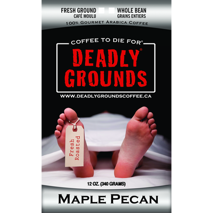 Deadly Grounds Secrets of Salem Maple Pecan Beans (12oz/340g)