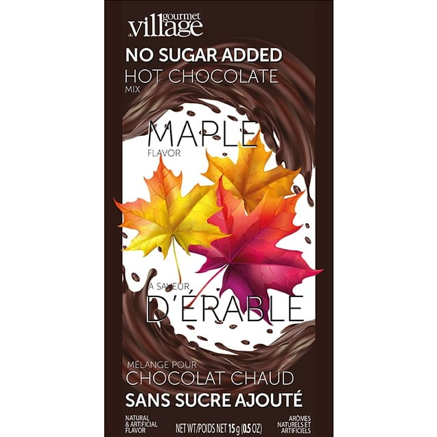 Gourmet Du Village No Sugar Added Maple Hot Chocolate (15g/0.5oz)