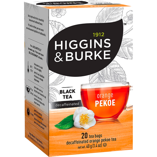 Higgins & Burke Orange Pekoe Decaf (20 Pack)