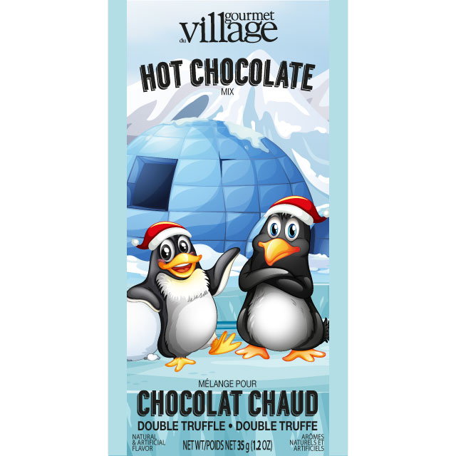 Gourmet du Village Double Truffle Hot Chocolate - Penguin (35g/1.2oz)