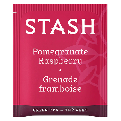 Stash Pomegranate Raspberry Green Tea with Matcha (18 Pack)