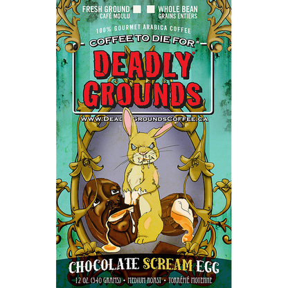 Deadly Grounds Scream Egg Beans - Seasonal (12oz/340g)
